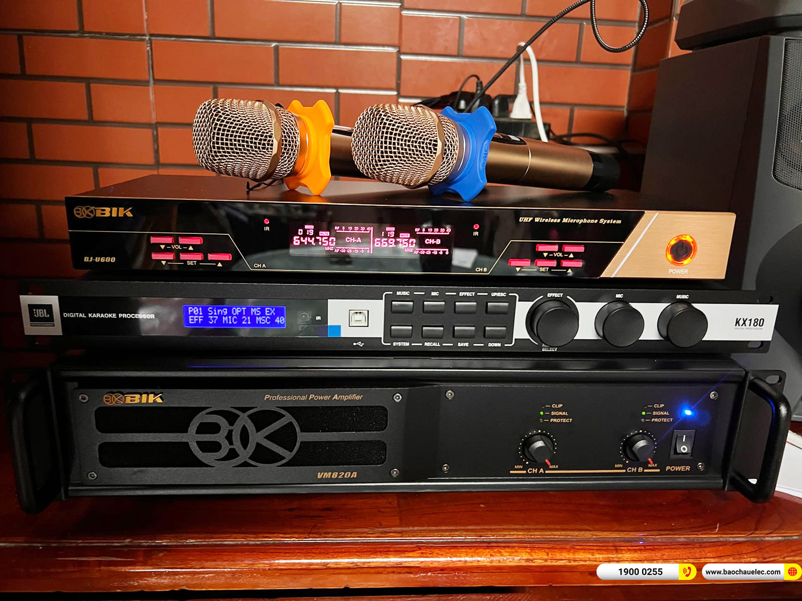 Lắp đặt d&agrave;n karaoke Denon hơn 37tr cho chị H&agrave; ở B&igrave;nh Dương