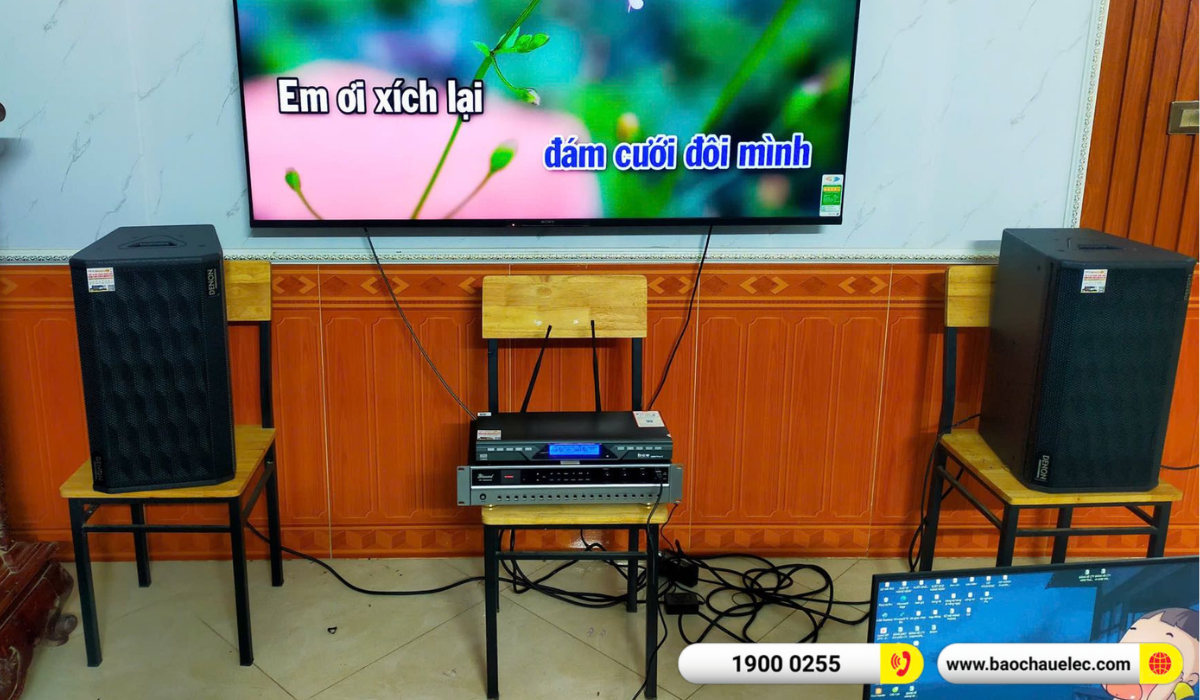 Lắp đặt d&agrave;n karaoke Denon hơn 23tr cho chị Hải tại Bắc Ninh