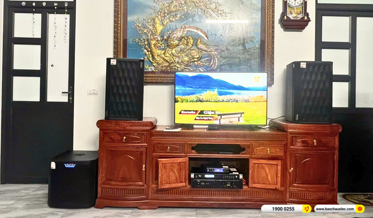 Lắp đặt d&agrave;n karaoke Denon hơn 54tr cho chị Ho&agrave;n tại Bắc Giang
