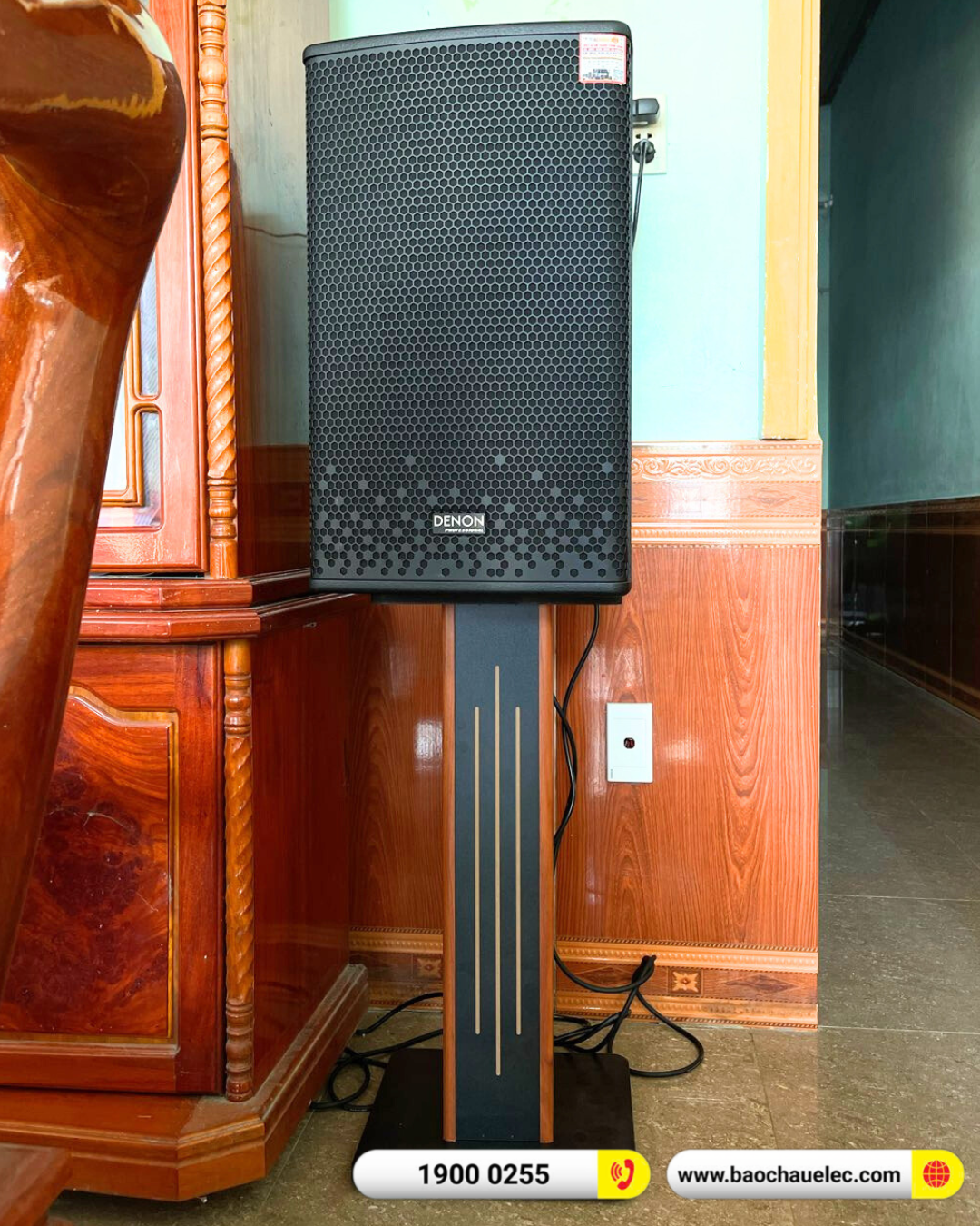 Lắp đặt d&agrave;n karaoke Denon hơn 35tr cho chị Sen tại Đồng Nai