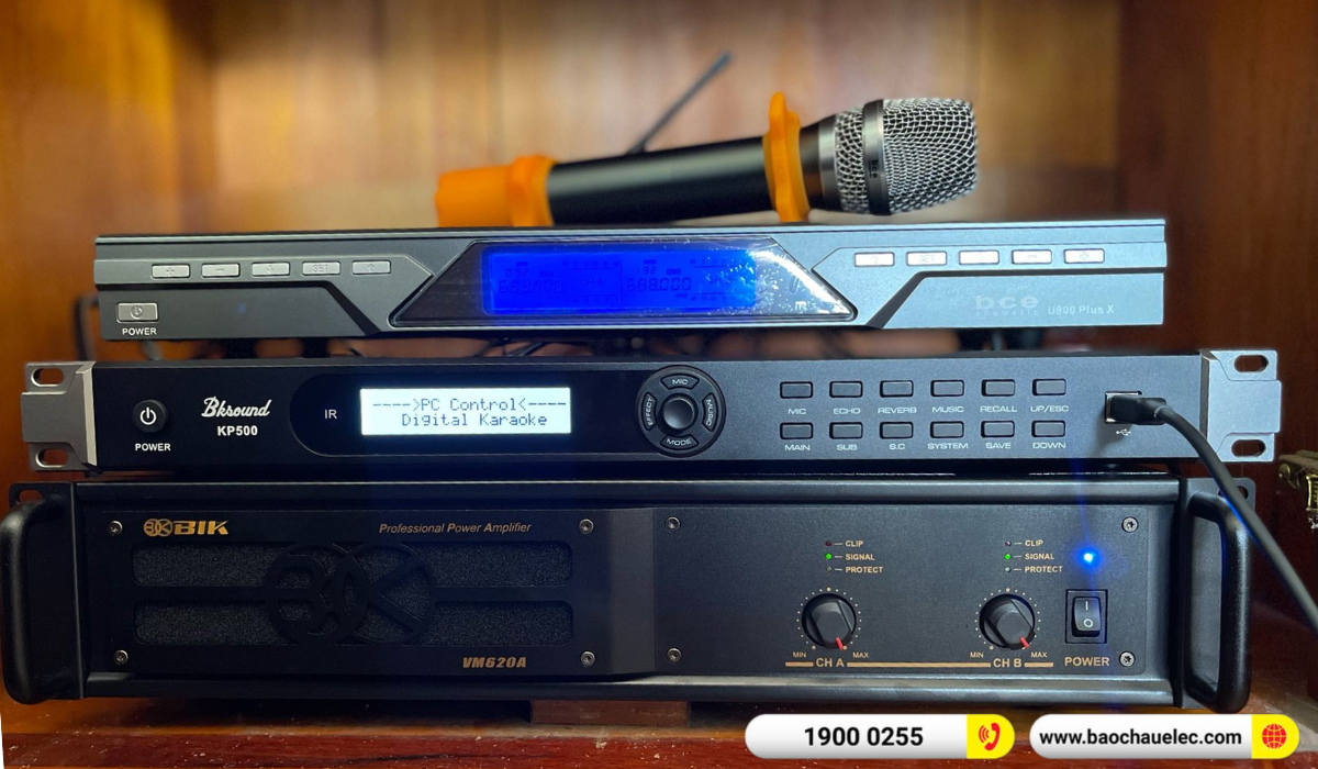 Lắp đặt d&agrave;n karaoke Denon hơn 35tr cho chị Sen tại Đồng Nai