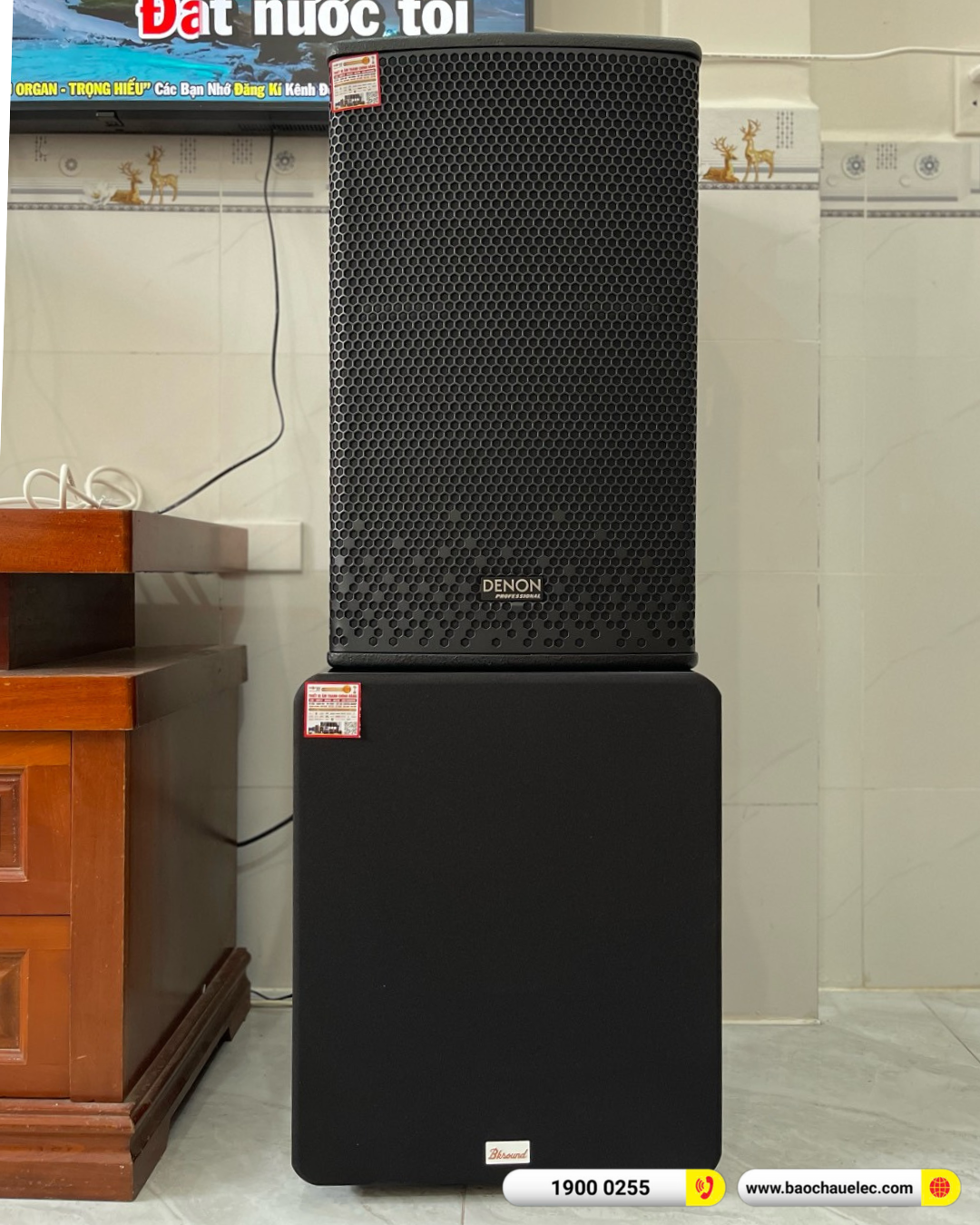 Lắp đặt d&agrave;n karaoke Denon hơn 30tr cho chị Toan tại B&igrave;nh Dương
