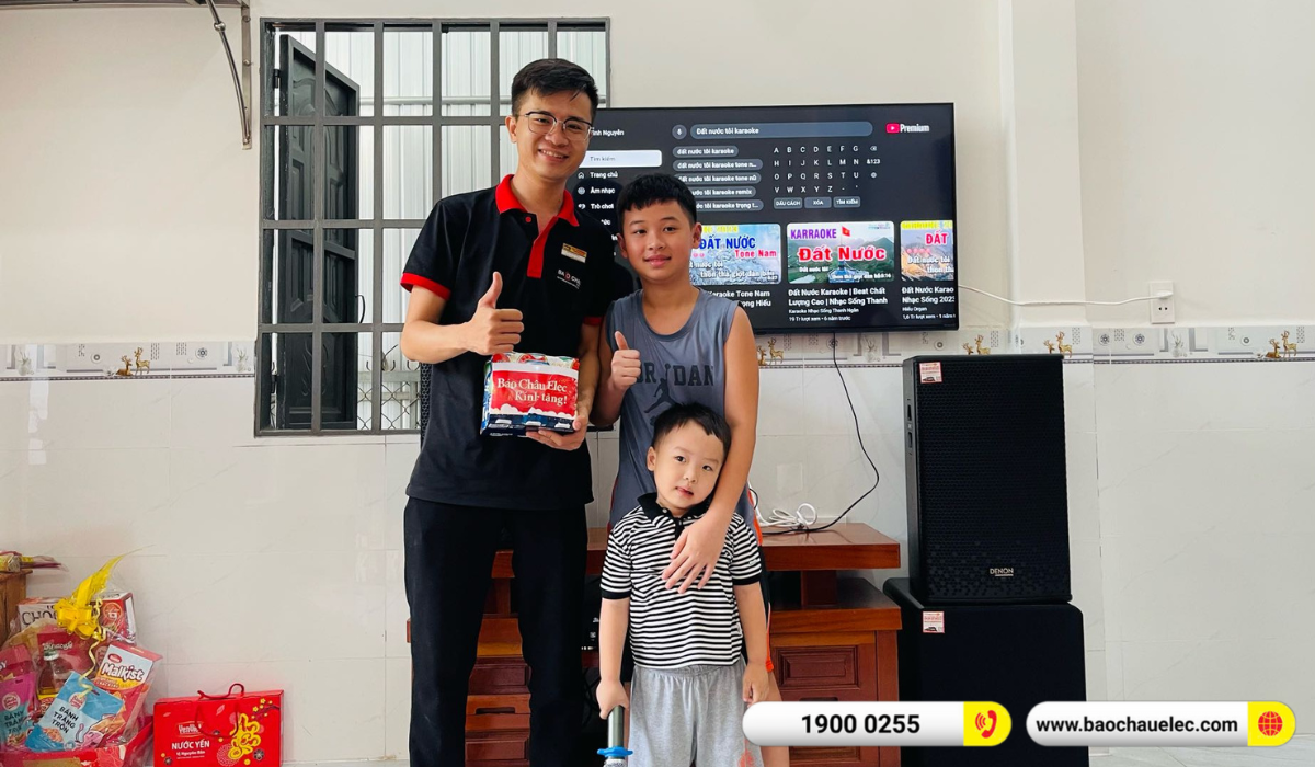 Lắp đặt d&agrave;n karaoke Denon hơn 30tr cho chị Toan tại B&igrave;nh Dương