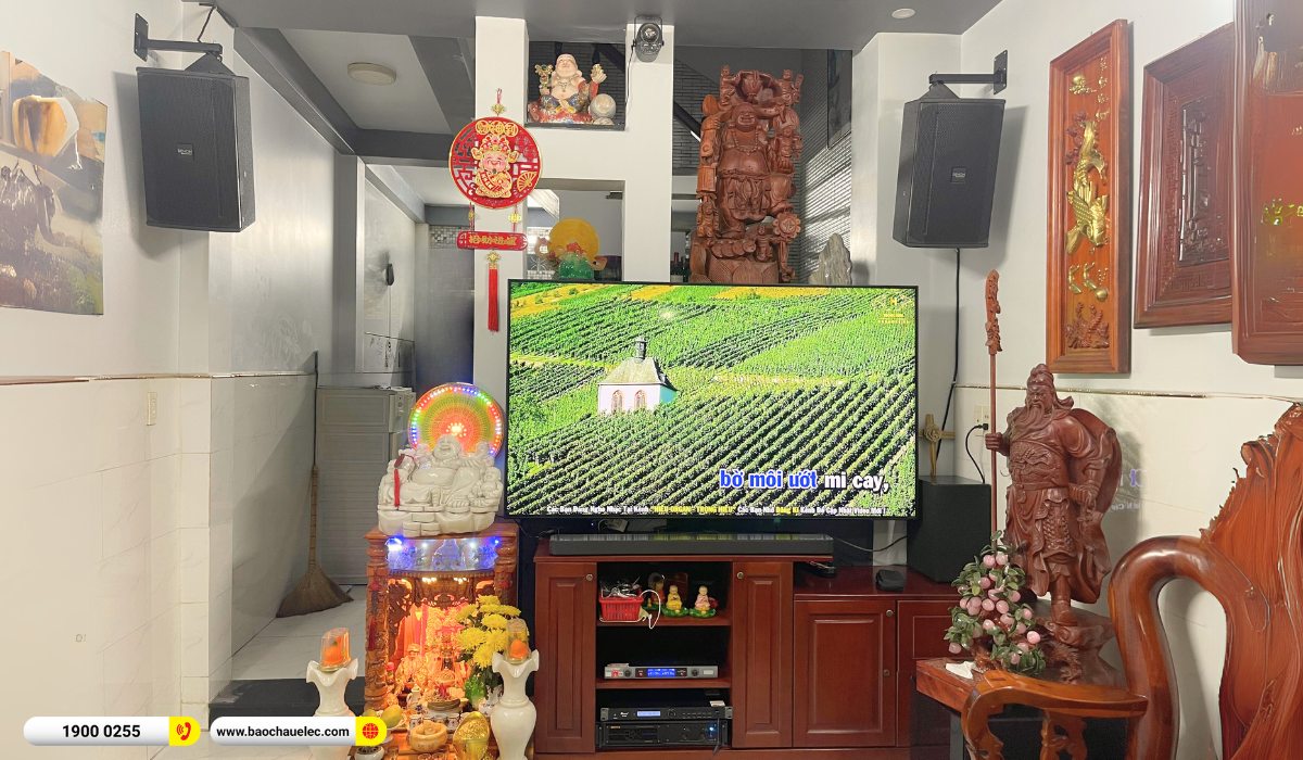Lắp đặt d&agrave;n karaoke Denon hơn 37tr cho chị Tr&acirc;m tại TP HCM