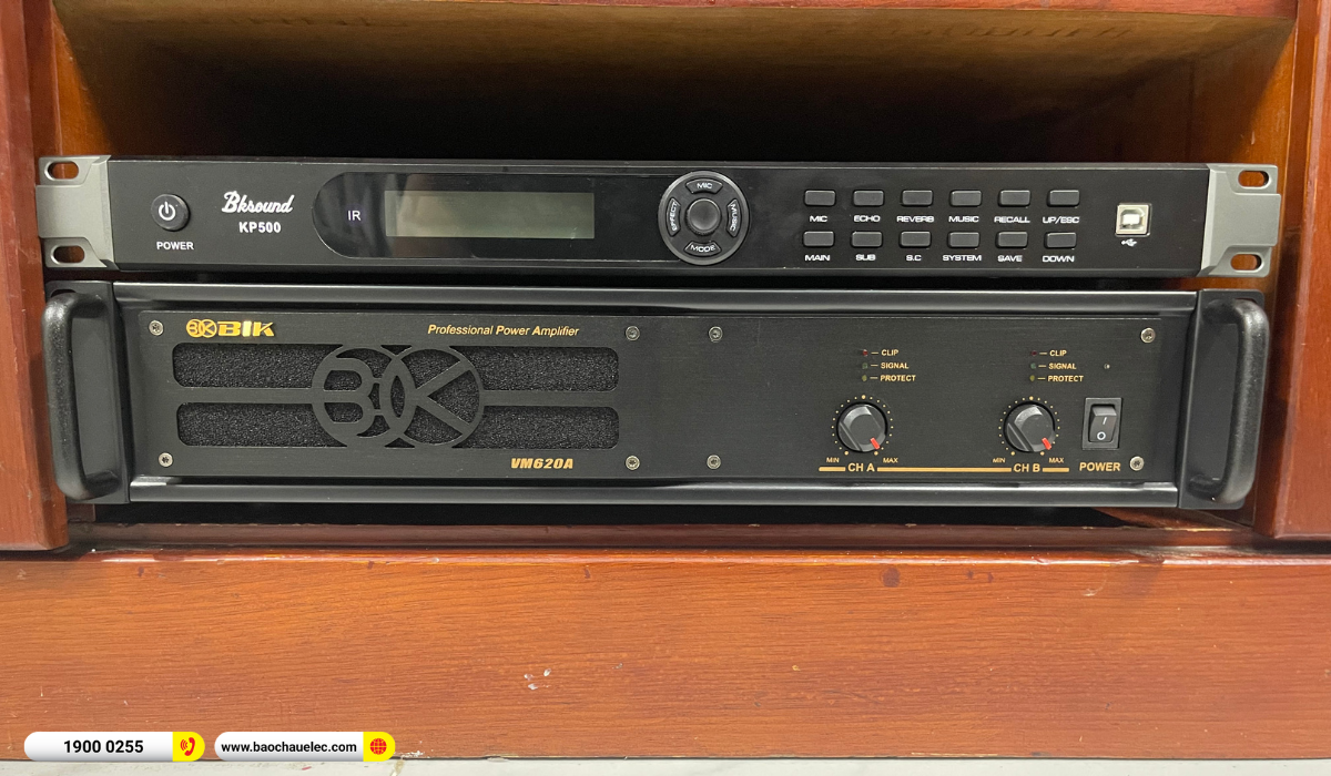 Lắp đặt d&agrave;n karaoke Denon hơn 37tr cho chị Tr&acirc;m tại TP HCM