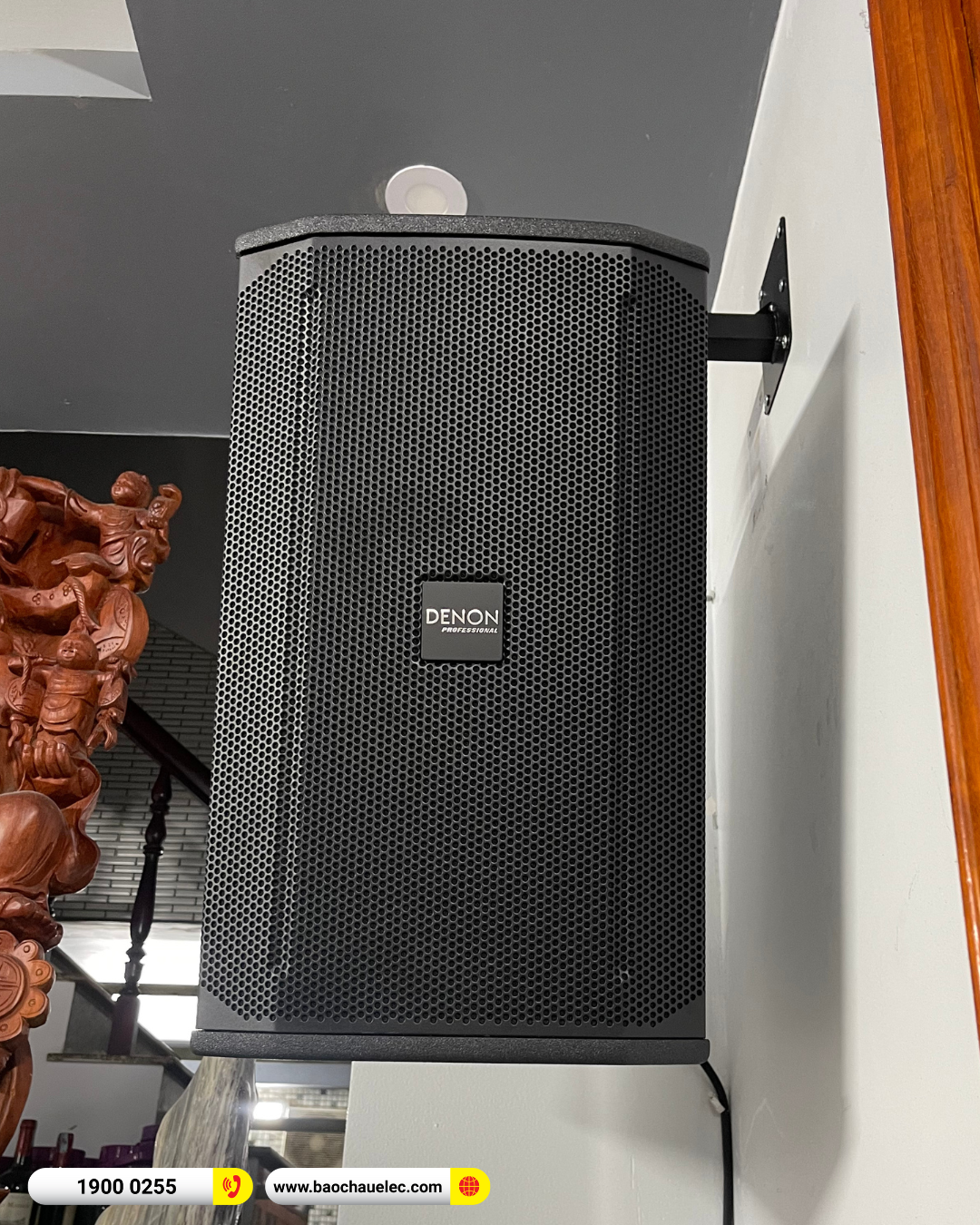 Lắp đặt d&agrave;n karaoke Denon hơn 37tr cho chị Tr&acirc;m tại TP HCM
