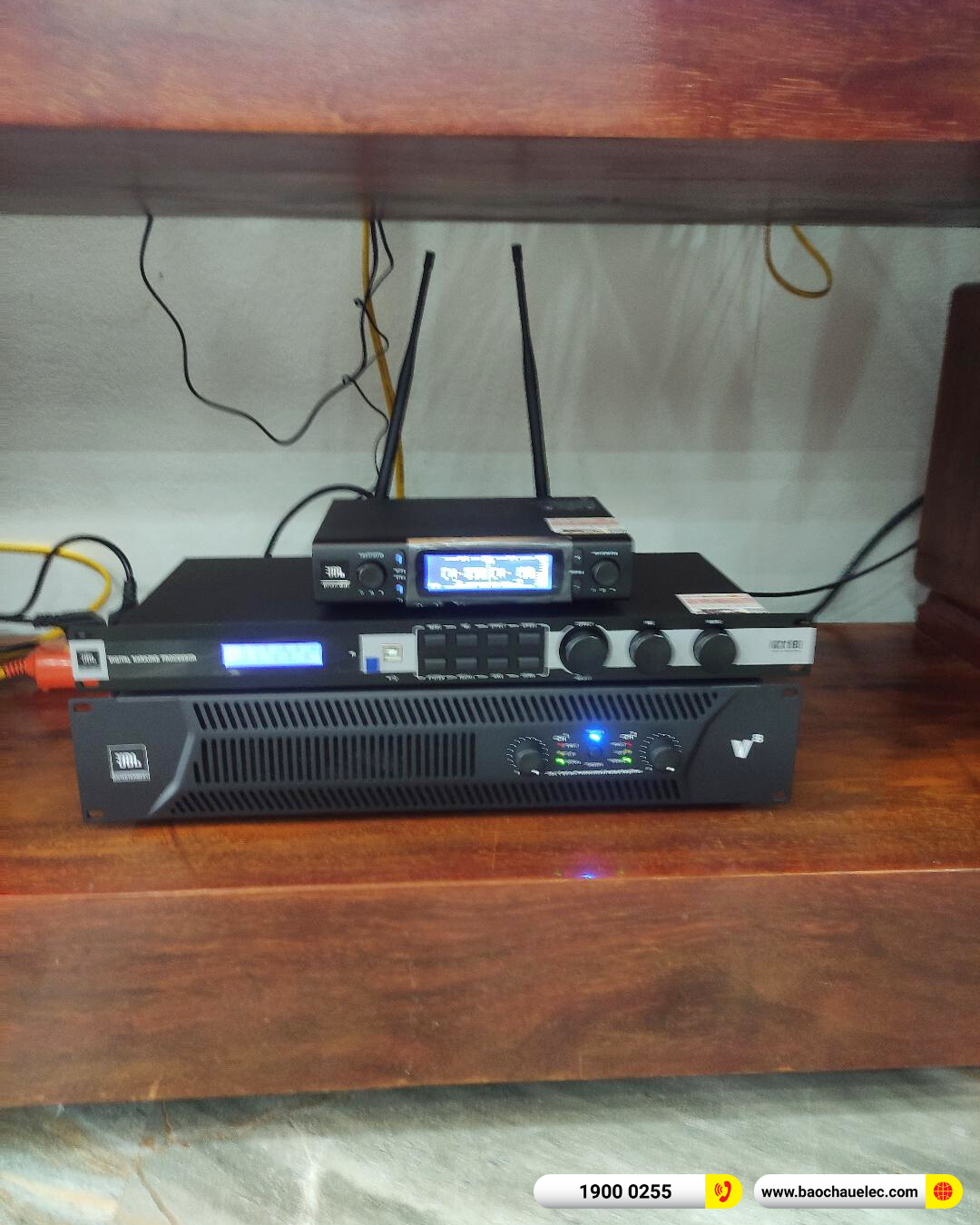 Lắp đặt d&agrave;n karaoke JBL hơn 80tr cho chị Trang tại Nam Định