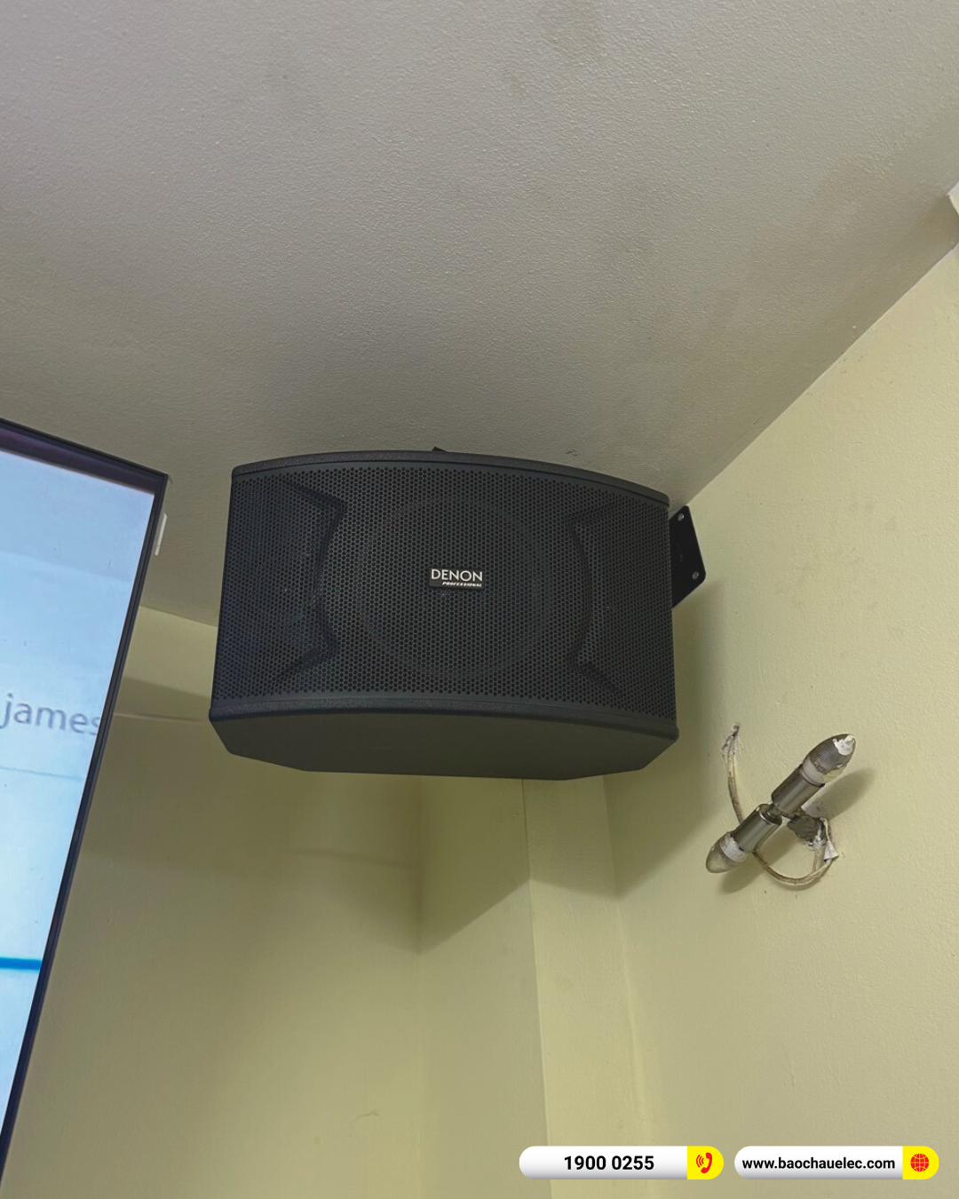 Lắp đặt d&agrave;n karaoke Denon hơn 20tr cho chị V&acirc;n tại H&agrave; Nội
