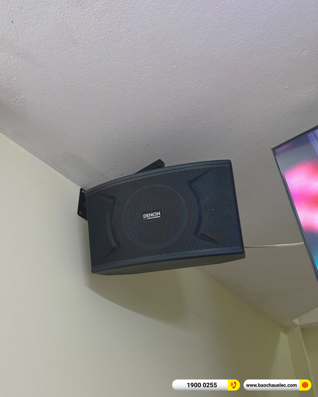 Lắp đặt d&agrave;n karaoke Denon hơn 20tr cho chị V&acirc;n tại H&agrave; Nội