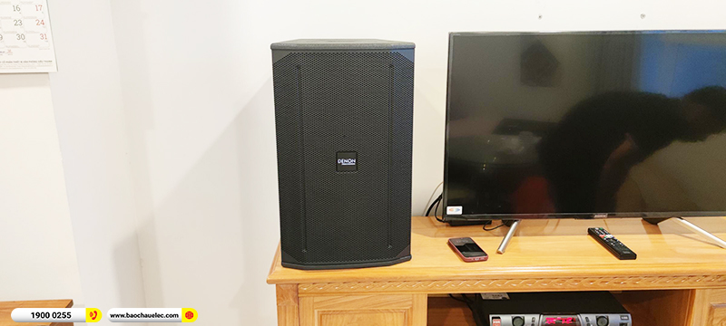 Lắp đặt d&agrave;n karaoke Denon gần 50tr cho chị Vy ở TPHCM