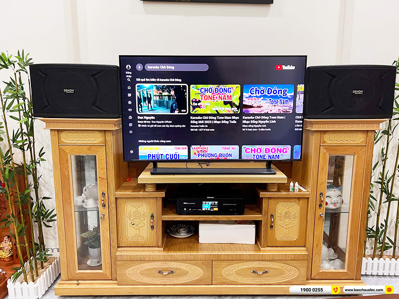 Lắp đặt d&agrave;n karaoke Denon hơn 15tr cho ch&uacute; Cang ở B&igrave;nh Dương