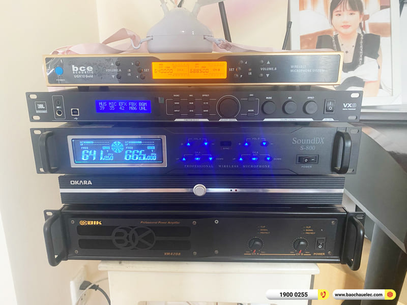Lắp đặt d&agrave;n karaoke Denon gần 39tr cho ch&uacute; Th&agrave;nh ở TPHCM