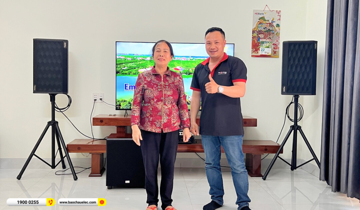 Lắp đặt d&agrave;n karaoke Denon hơn 39tr cho c&ocirc; Nguyệt tại Bu&ocirc;n Ma Thuật