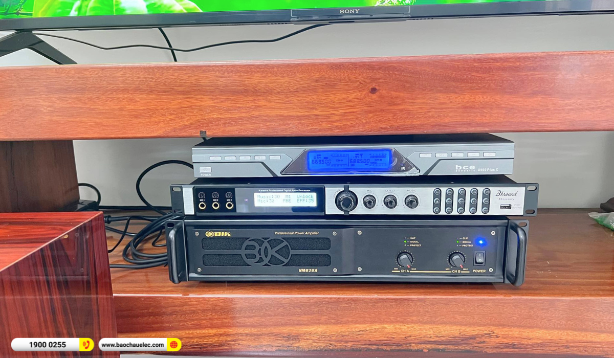 Lắp đặt d&agrave;n karaoke Denon hơn 39tr cho c&ocirc; Nguyệt tại Bu&ocirc;n Ma Thuật