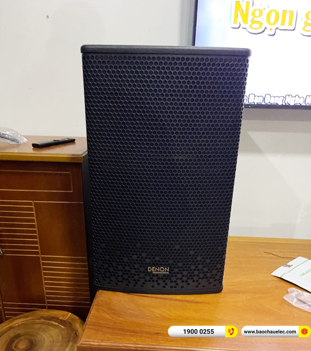 Lắp đặt d&agrave;n karaoke Denon hơn 47tr cho c&ocirc; Oanh ở Đăk Lăk