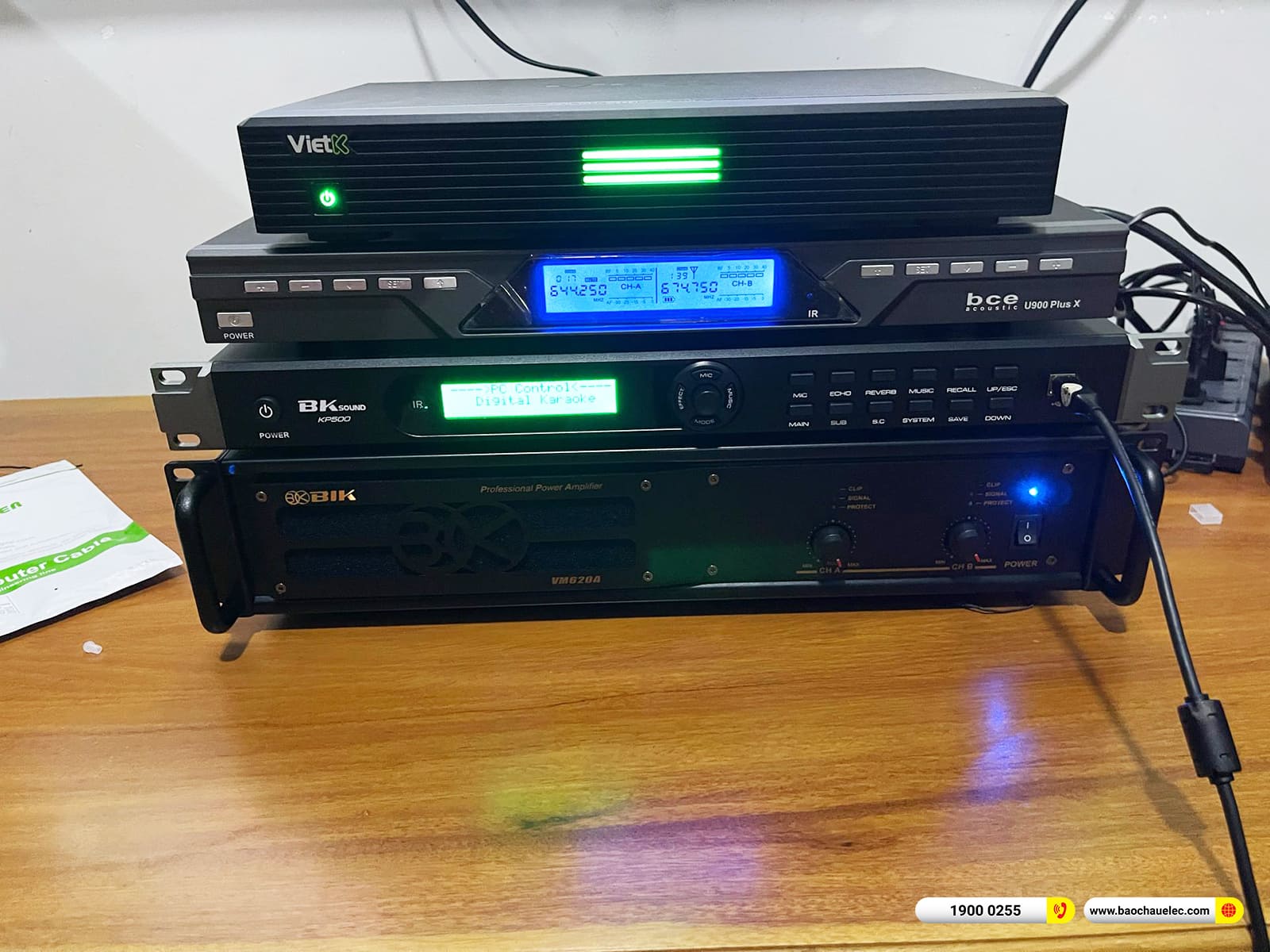 Lắp đặt d&agrave;n karaoke Denon hơn 47tr cho c&ocirc; Oanh ở Đăk Lăk