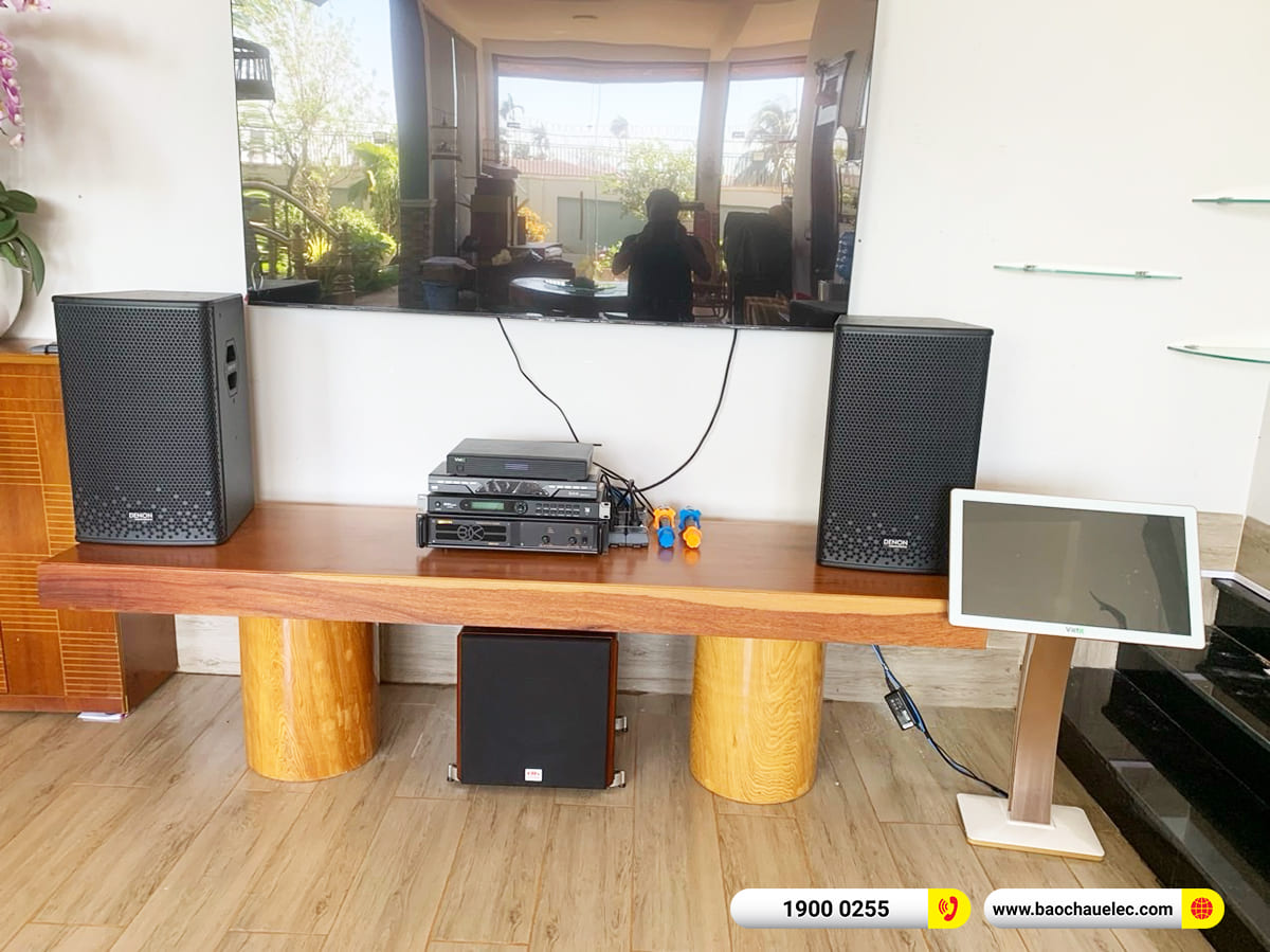 Lắp đặt d&agrave;n karaoke Denon hơn 47tr cho c&ocirc; Oanh ở Đăk Lăk