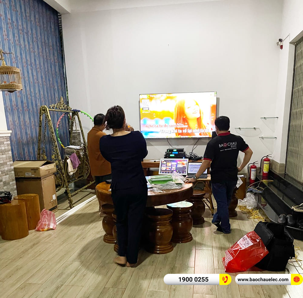 Lắp đặt d&agrave;n karaoke Denon hơn 47tr cho c&ocirc; Oanh ở Đăk Lăk