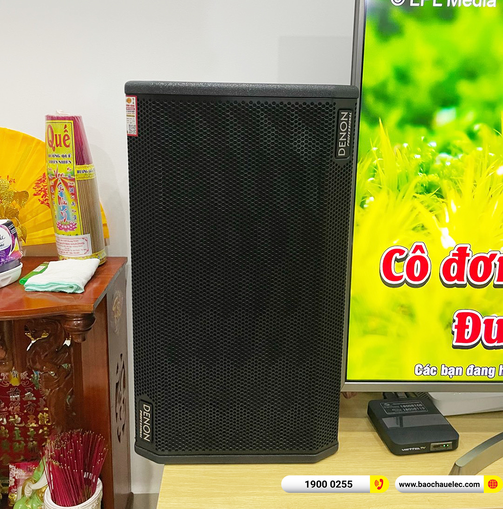 Lắp đặt dàn karaoke Denon gần 27tr cho ở chị Phương ở TPHCM