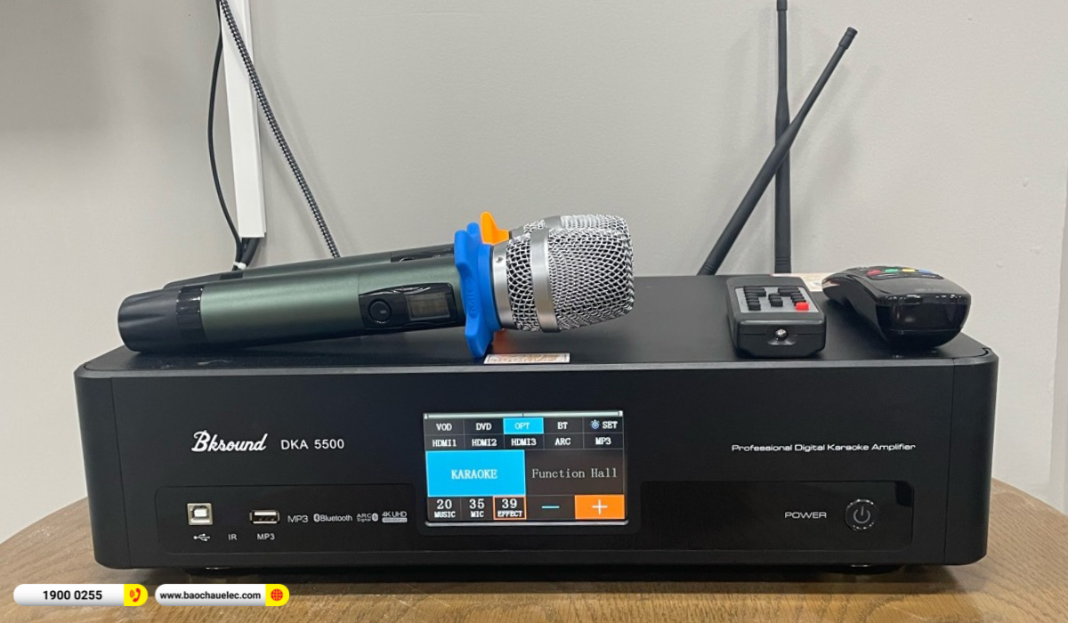 Lắp đặt d&agrave;n karaoke Denon gần 15tr cho chị Ng&acirc;n tại Thủ Đức