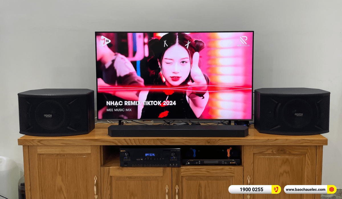 Lắp đặt d&agrave;n karaoke Denon gần 18tr cho anh Lộc tại TP HCM