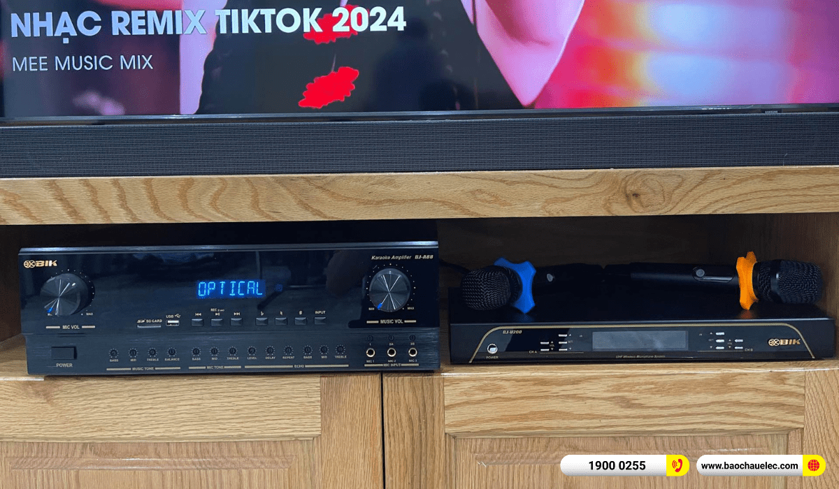 Lắp đặt d&agrave;n karaoke Denon gần 18tr cho anh Lộc tại TP HCM