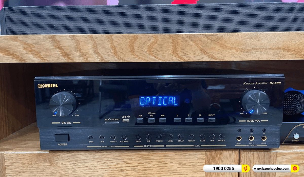 Lắp đặt d&agrave;n karaoke Denon gần 18tr cho anh Lộc tại TP HCM