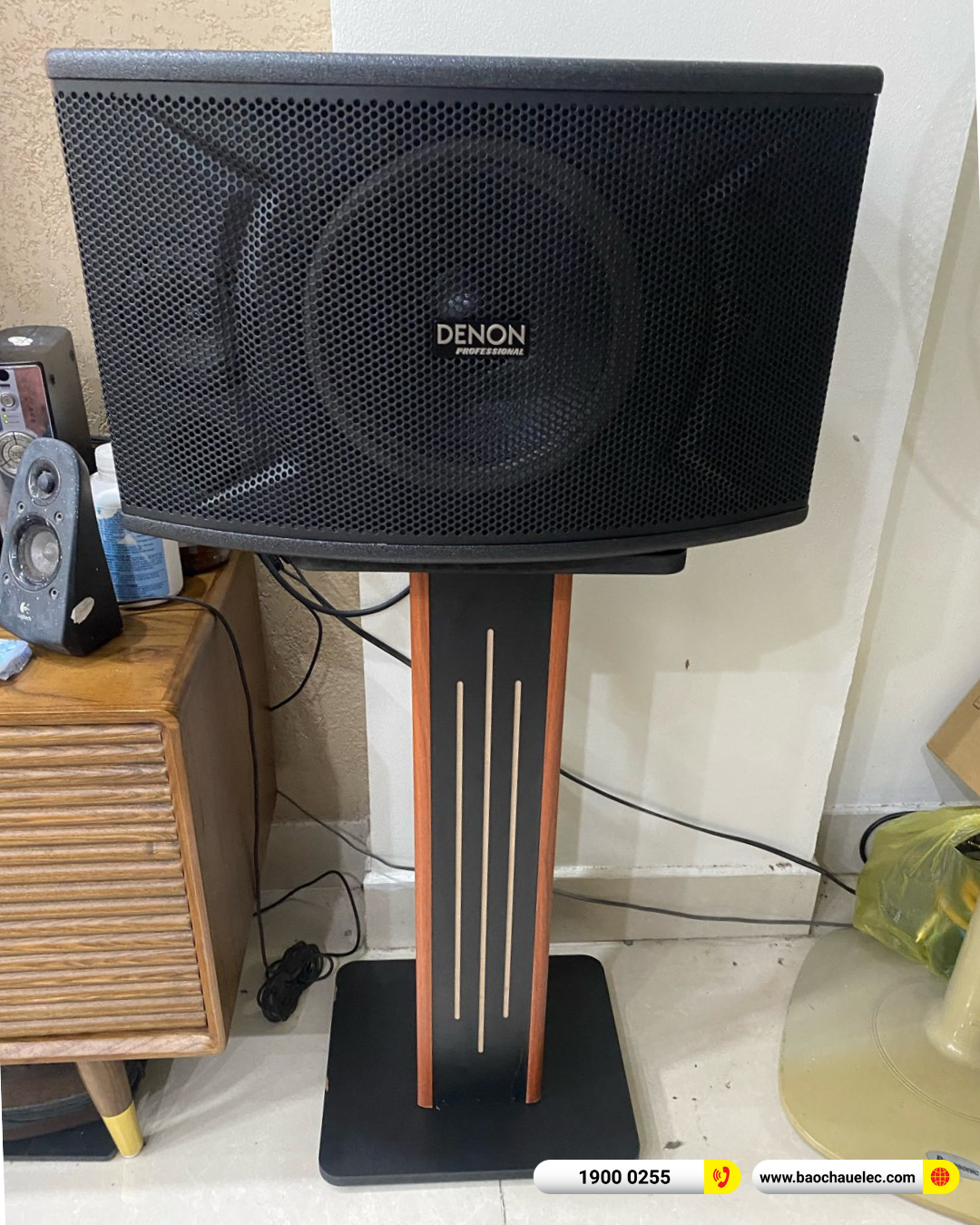 Lắp đặt d&agrave;n karaoke Denon gần 20tr cho anh Kim tại TP HCM