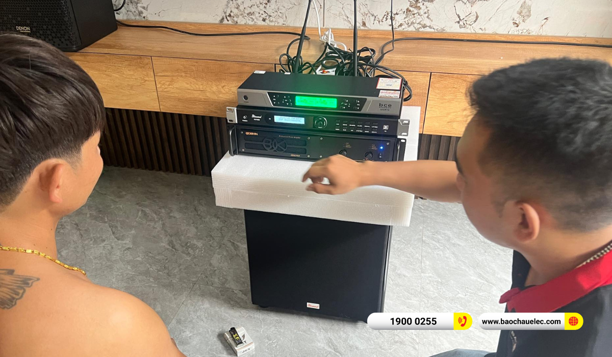 Lắp đặt d&agrave;n karaoke Denon gần 38tr cho anh Vinh tại Đắk Lắk