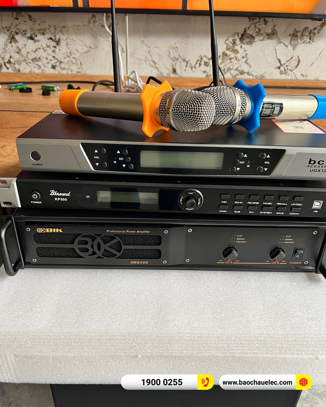 Lắp đặt d&agrave;n karaoke Denon gần 38tr cho anh Vinh tại Đắk Lắk