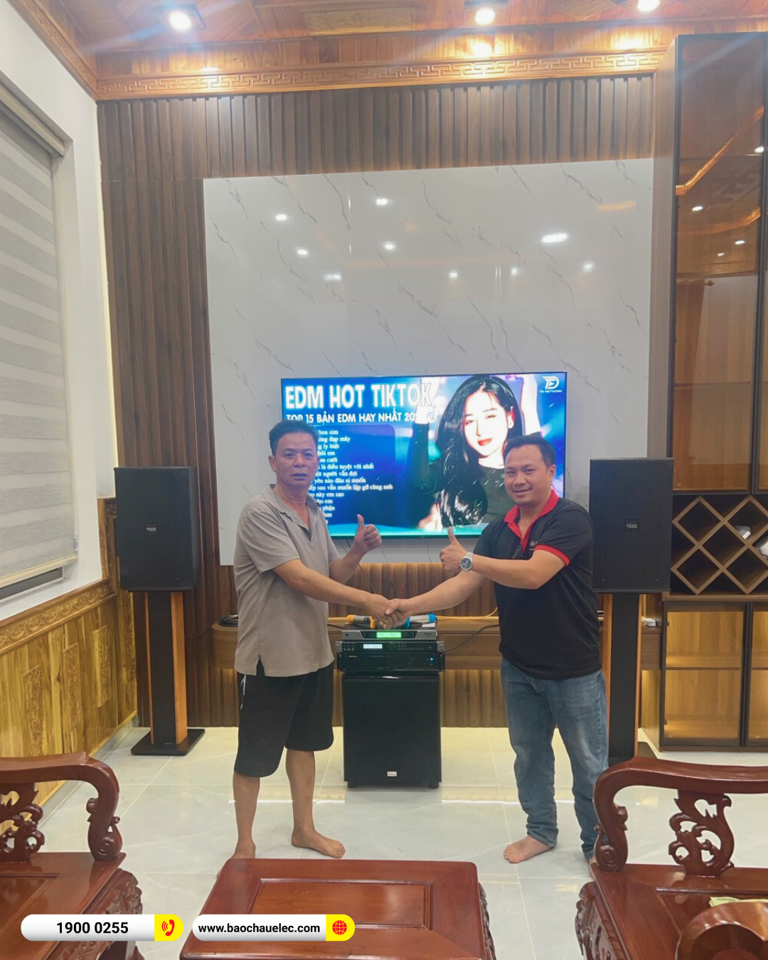 Lắp đặt d&agrave;n karaoke Denon gần 47tr cho c&ocirc; Lan tại Đắk Lắk