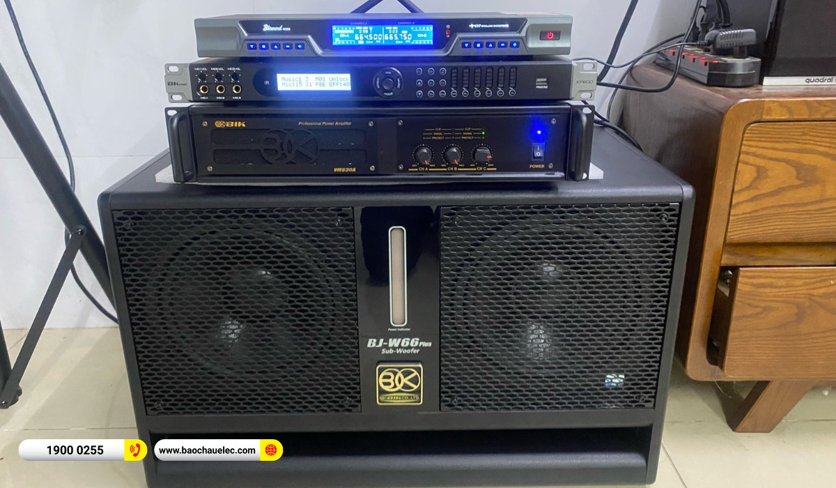 Lắp đặt d&agrave;n karaoke Denon gần 48tr cho anh Danh tại TP HCM