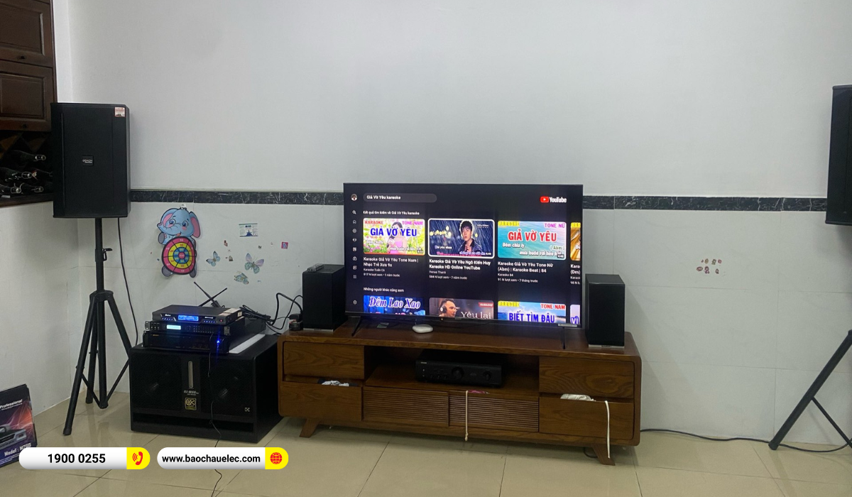 Lắp đặt d&agrave;n karaoke Denon gần 48tr cho anh Danh tại TP HCM
