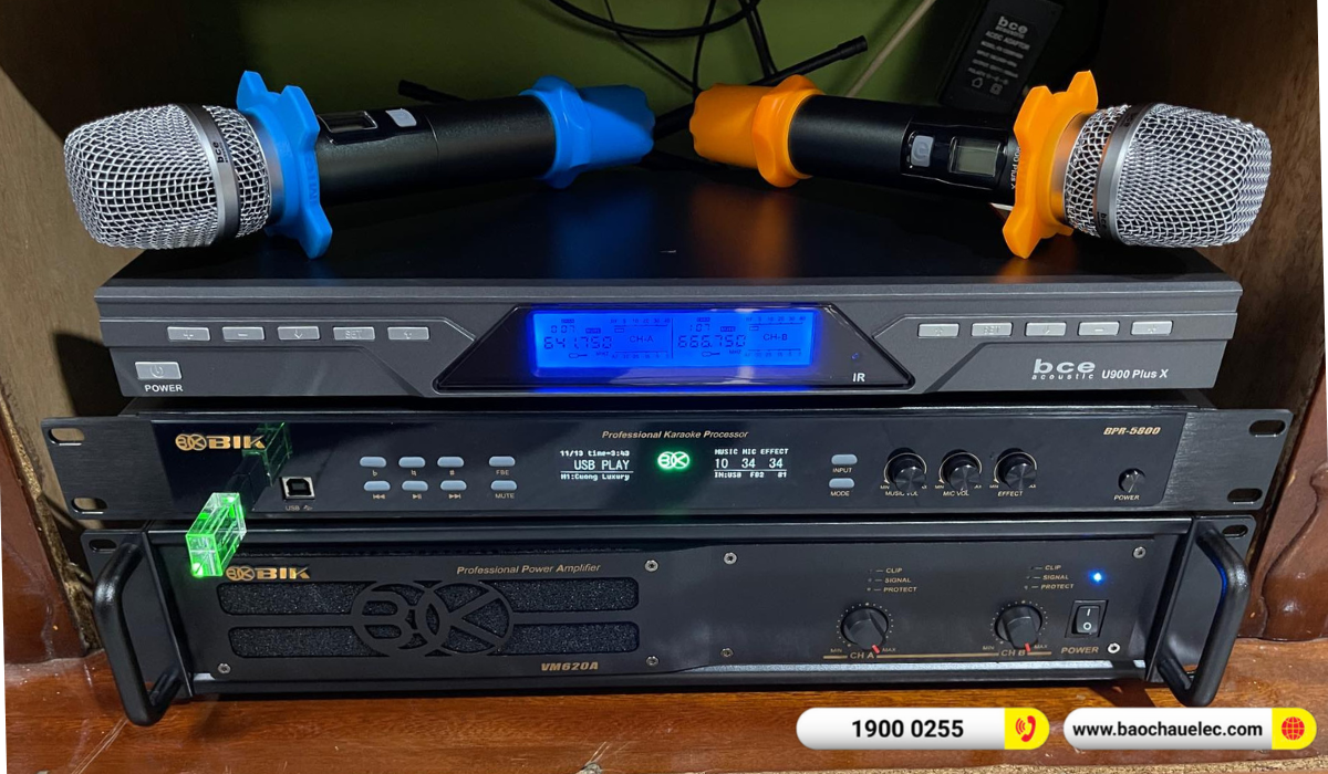 Lắp đặt d&agrave;n karaoke Denon hơn 31tr cho anh B&iacute;ch tại B&igrave;nh Dương