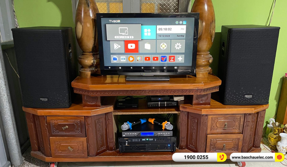 Lắp đặt d&agrave;n karaoke Denon hơn 31tr cho anh B&iacute;ch tại B&igrave;nh Dương