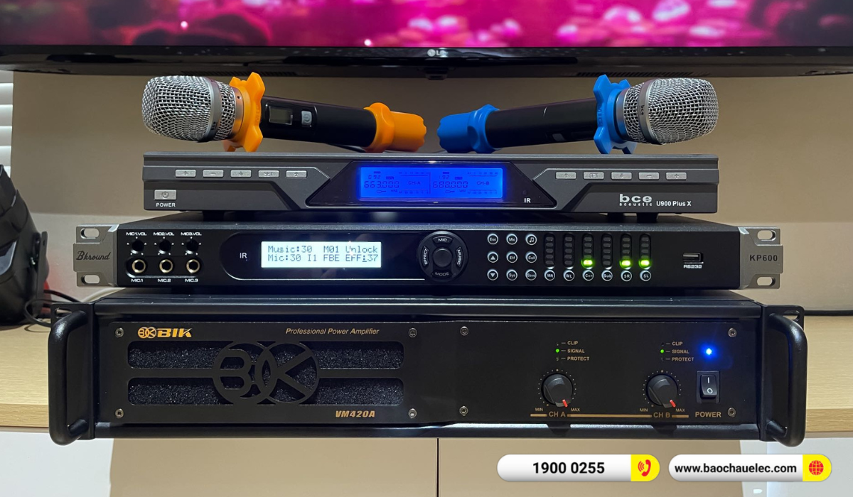 Lắp đặt d&agrave;n karaoke Denon hơn 31tr cho anh H&ugrave;ng tại B&igrave;nh Dương