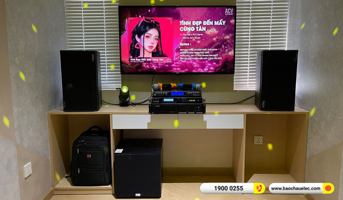 Lắp đặt d&agrave;n karaoke Denon hơn 31tr cho anh H&ugrave;ng tại B&igrave;nh Dương