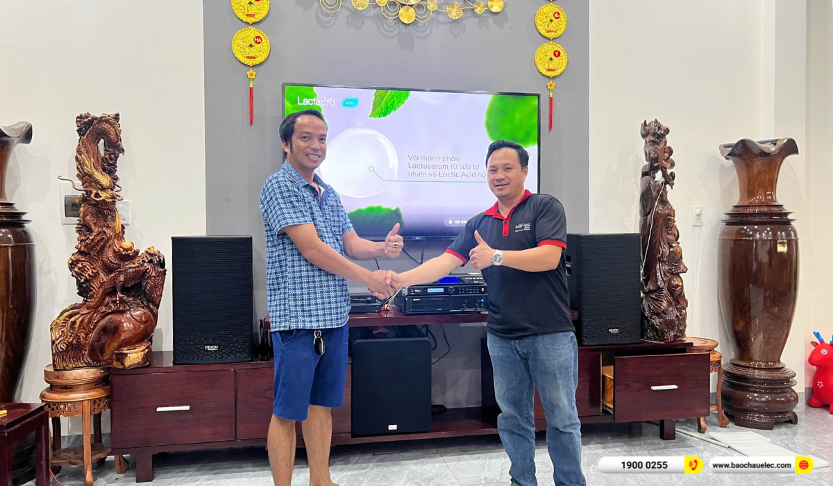 Lắp đặt d&agrave;n karaoke Denon hơn 36tr cho anh Nhật tại Bu&ocirc;n Ma Thuật