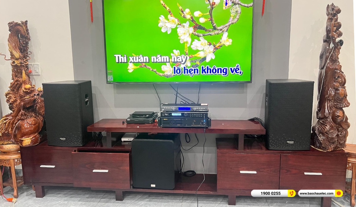 Lắp đặt d&agrave;n karaoke Denon hơn 36tr cho anh Nhật tại Bu&ocirc;n Ma Thuật