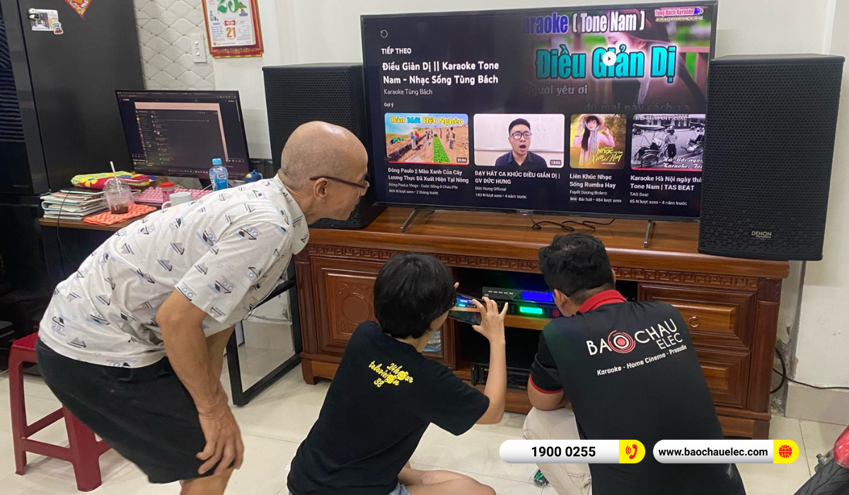 Lắp đặt d&agrave;n karaoke Denon hơn 37tr cho anh Đ&ocirc; tại TPHCM