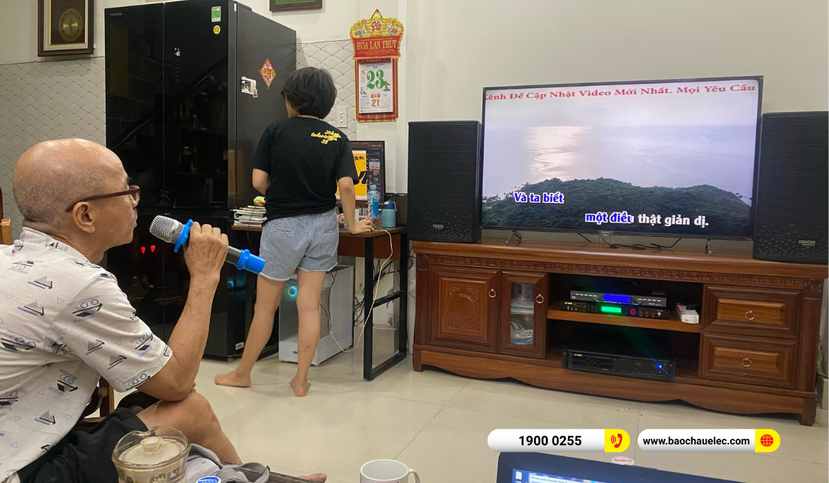 Lắp đặt d&agrave;n karaoke Denon hơn 37tr cho anh Đ&ocirc; tại TPHCM