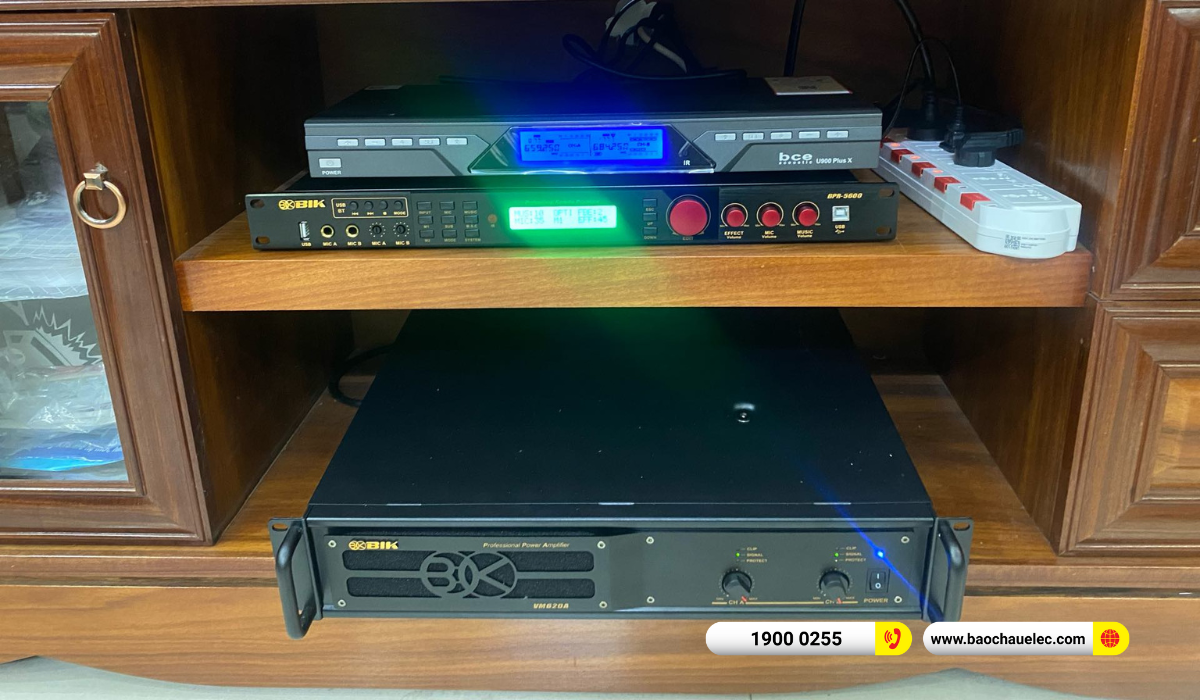 Lắp đặt d&agrave;n karaoke Denon hơn 37tr cho anh Đ&ocirc; tại TPHCM