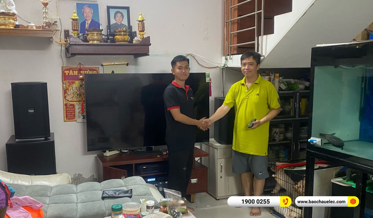 Lắp đặt d&agrave;n karaoke Denon hơn 41tr cho anh Th&agrave;nh tại TPHCM