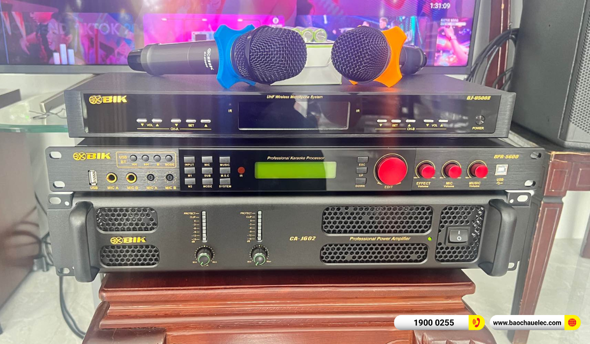 Lắp đặt d&agrave;n karaoke Denon hơn 45tr cho ch&uacute; Trọng tại Đắk Lắk