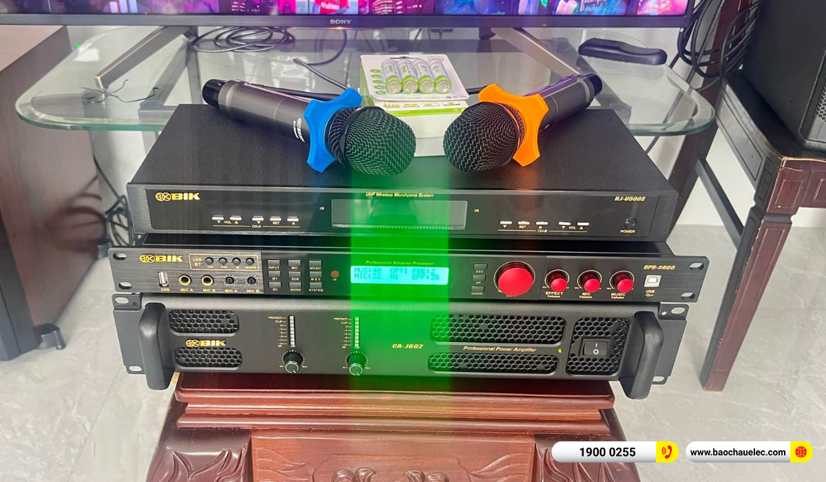 Lắp đặt d&agrave;n karaoke Denon hơn 45tr cho ch&uacute; Trọng tại Đắk Lắk