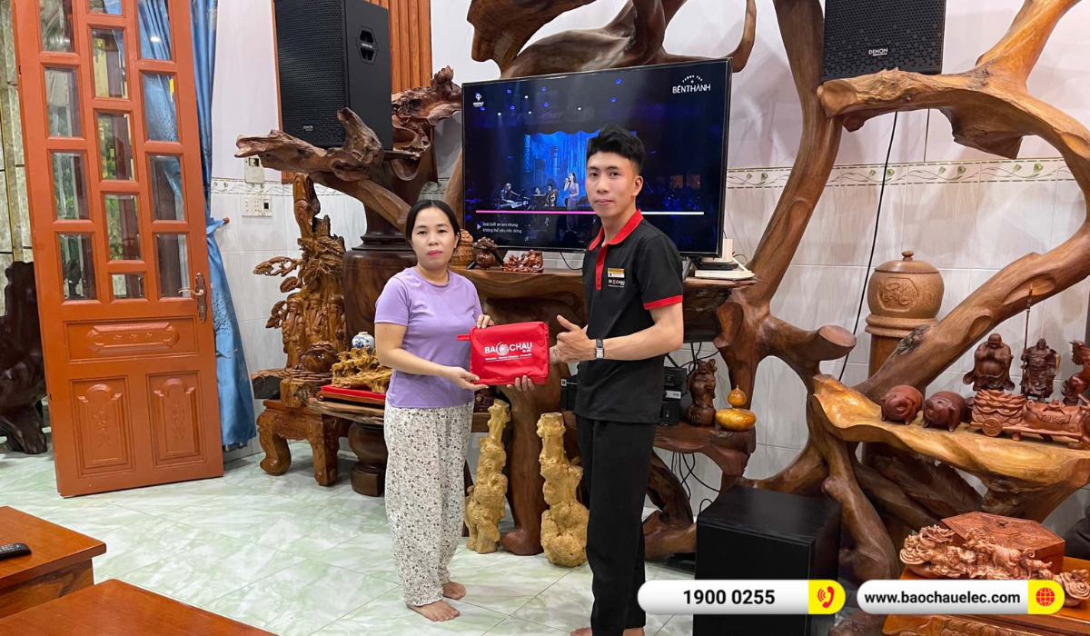 Lắp đặt d&agrave;n karaoke Denon hơn 46tr cho chị Hạnh tại B&igrave;nh Dương