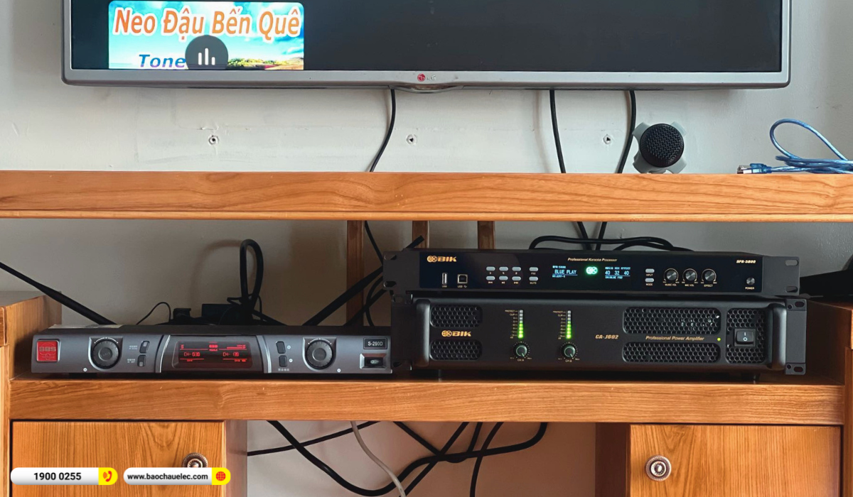 Lắp đặt d&agrave;n karaoke Denon hơn 46tr cho ch&uacute; Cường tại TP HCM