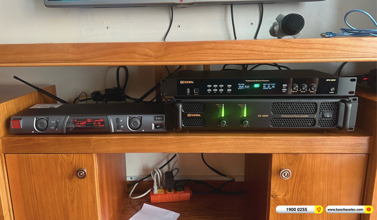 Lắp đặt d&agrave;n karaoke Denon hơn 46tr cho ch&uacute; Cường tại TP HCM