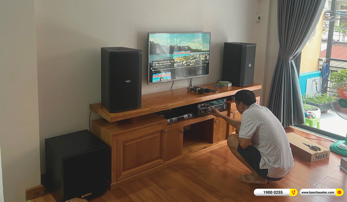 Lắp đặt d&agrave;n karaoke Denon hơn 46tr cho ch&uacute; Cường tại TP HCM