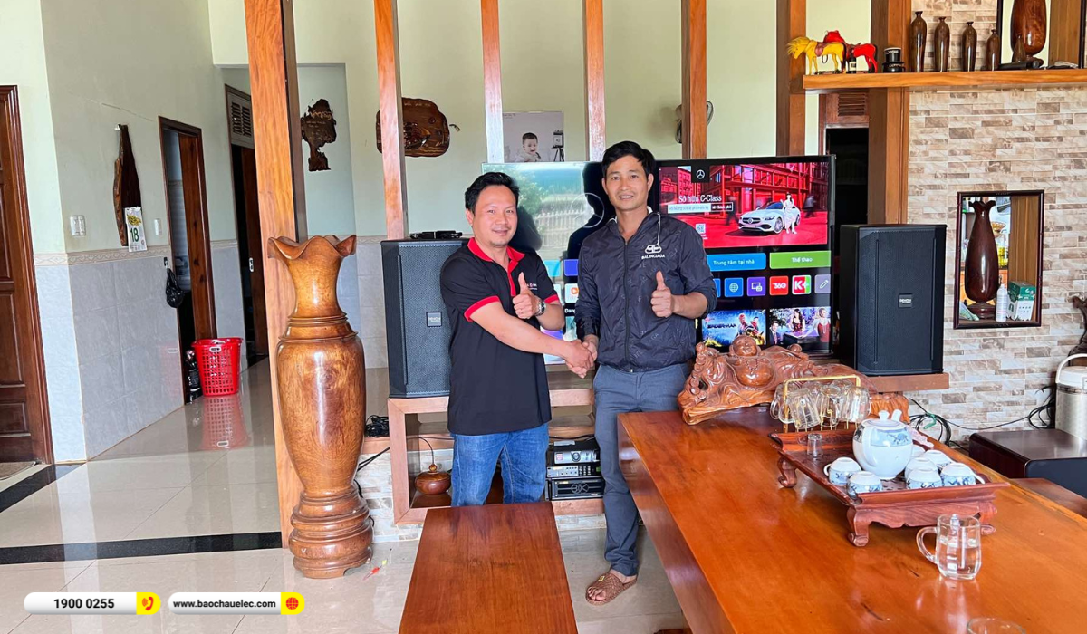 Lắp đặt d&agrave;n karaoke Denon hơn 48tr cho anh Soạn tại Đắk N&ocirc;ng
